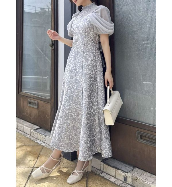 dazzlin「シアーベールジャガードワンピース」|ワンピース|