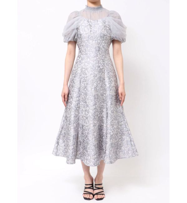 dazzlin「シアーベールジャガードワンピース」|ワンピース|