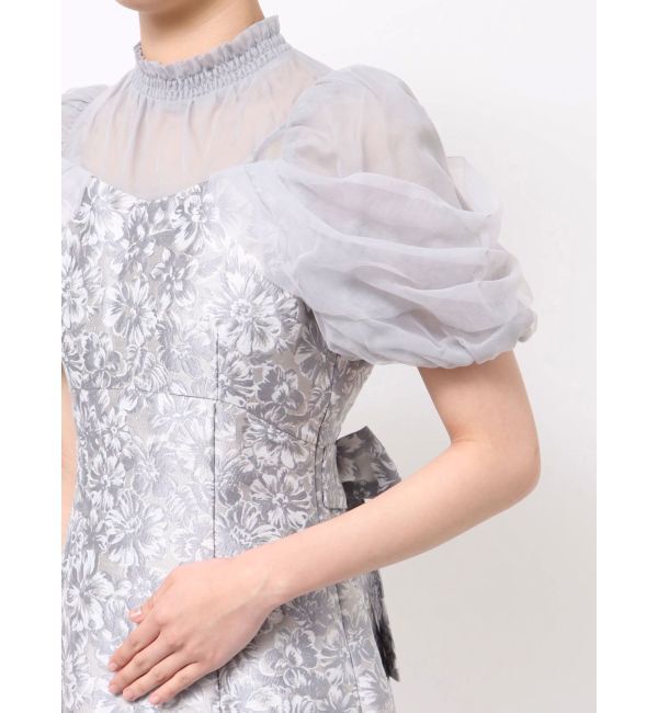 dazzlin「シアーベールジャガードワンピース」|ワンピース|