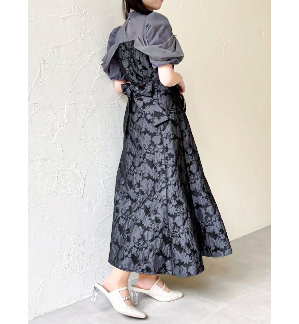 dazzlin「シアーベールジャガードワンピース」|ワンピース|