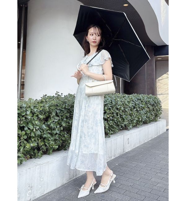 dazzlin「ビックカラーレーストリムワンピース」|ワンピース|