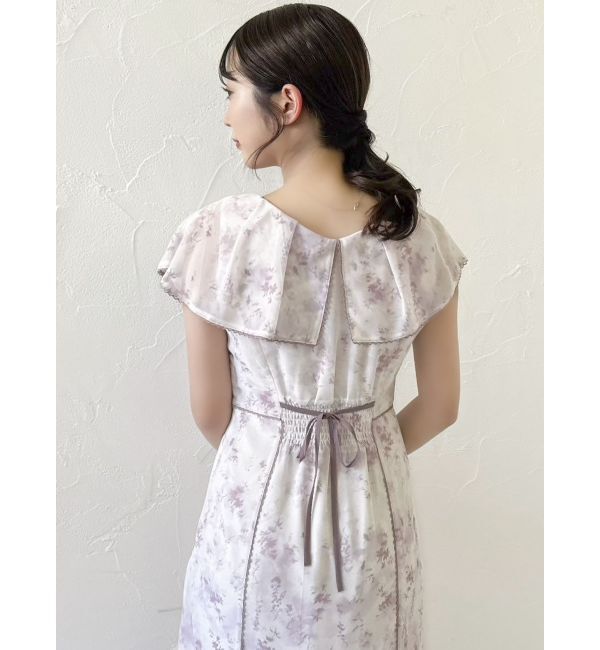 dazzlin「ビックカラーレーストリムワンピース」|ワンピース|