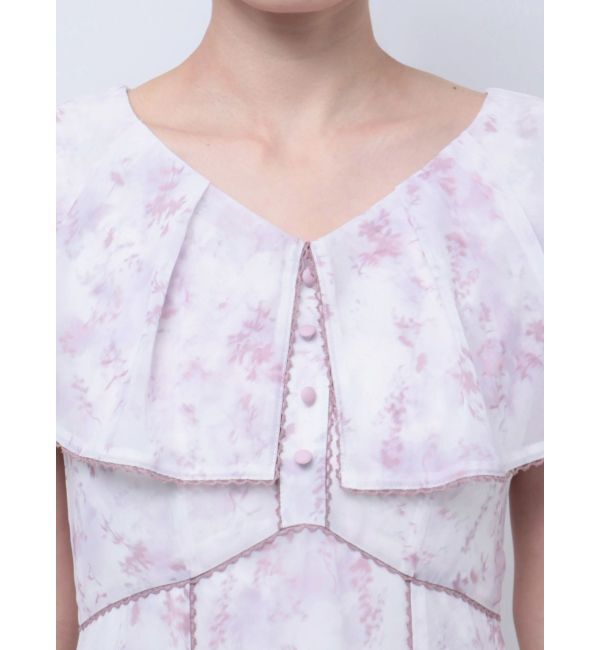 dazzlin「ビックカラーレーストリムワンピース」|ワンピース|