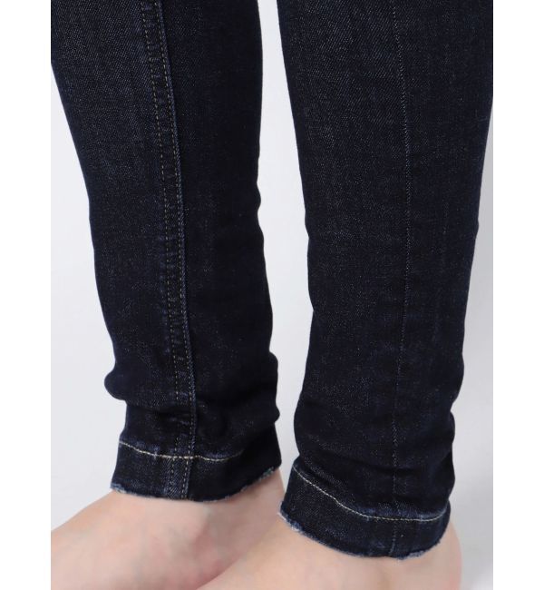 EMODA「セミウォッシュジャストウエストパギンス」|デニム|