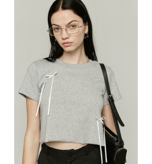 EMODA「ポイントリボンTシャツ」|Tシャツ・カットソー|