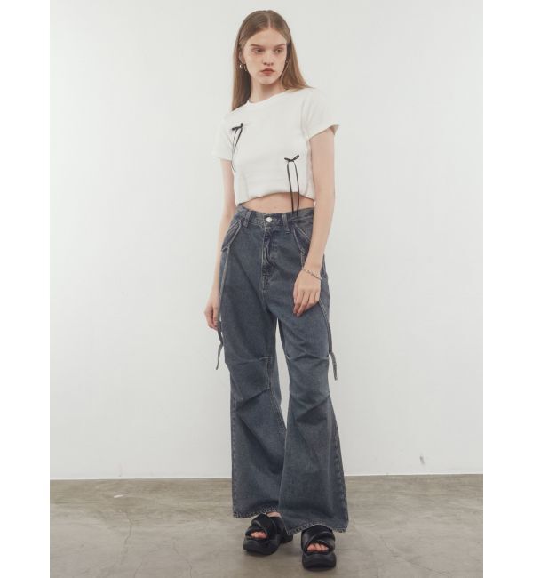 EMODA「ポイントリボンTシャツ」|Tシャツ・カットソー|