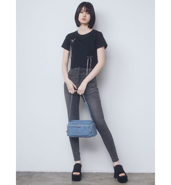 EMODA「ポイントリボンTシャツ」|Tシャツ・カットソー|