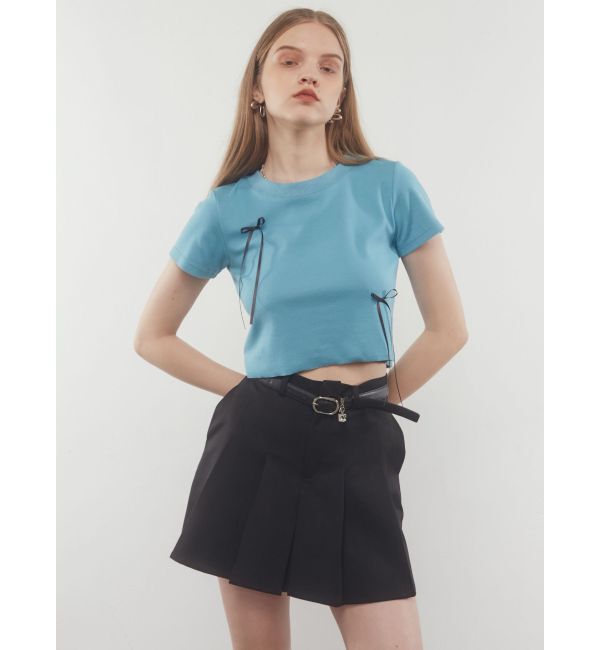 EMODA「ポイントリボンTシャツ」|Tシャツ・カットソー|