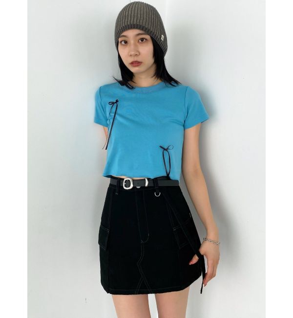 EMODA「ポイントリボンTシャツ」|Tシャツ・カットソー|