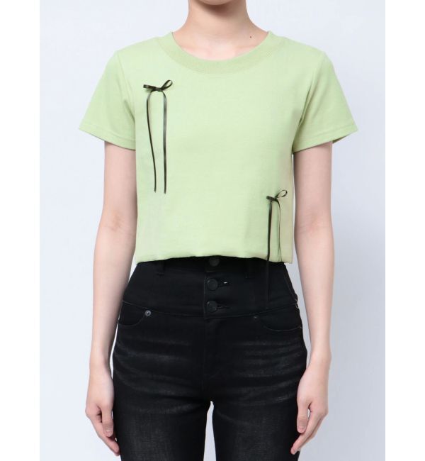 EMODA「ポイントリボンTシャツ」|Tシャツ・カットソー|