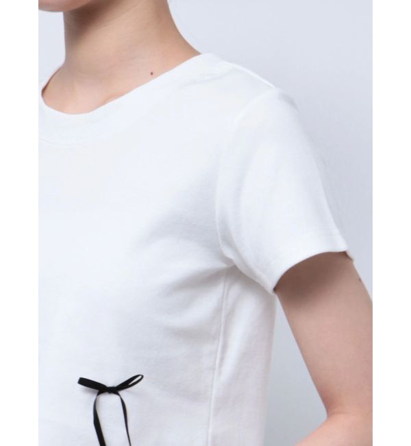 EMODA「ポイントリボンTシャツ」|Tシャツ・カットソー|