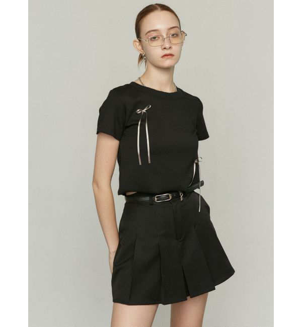 EMODA「ポイントリボンTシャツ」|Tシャツ・カットソー|