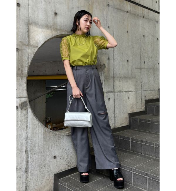 MURUA「レーススリーブブラウス」|シャツ・ブラウス|