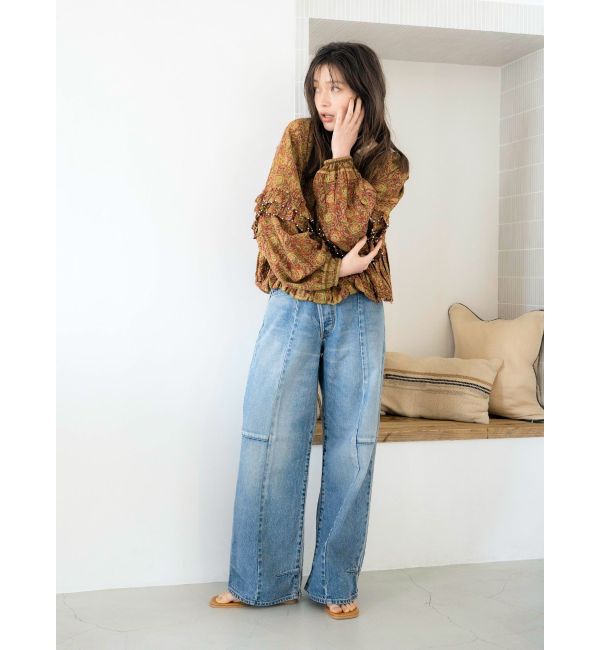 Ungrid「ビーズデザインスリーブボリュームブラウス」|シャツ・ブラウス|