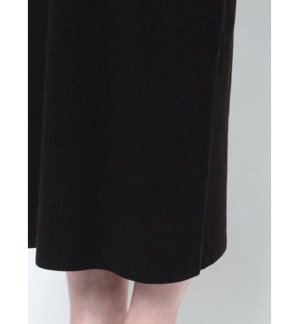 LAGUNAMOON「オプティカルオフショルダーニットワンピース」|ワンピース|