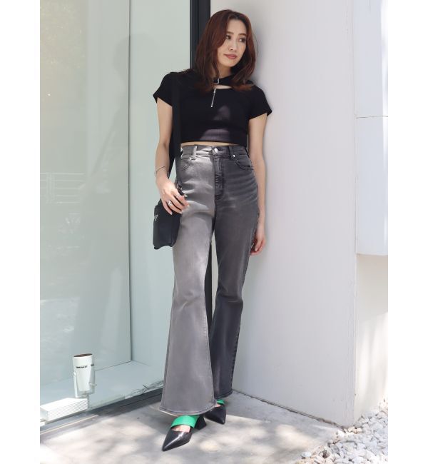 EVRIS「デザインヒールミュール」|サンダル|