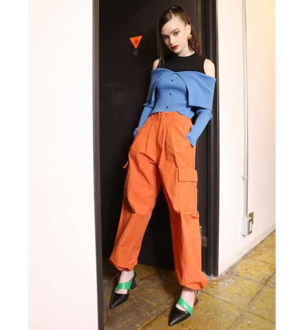 EVRIS「デザインヒールミュール」|サンダル|