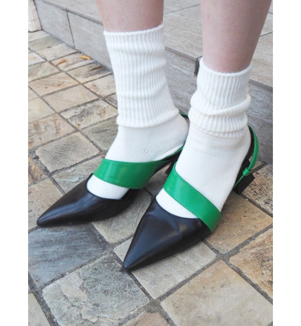 EVRIS「デザインヒールミュール」|サンダル|