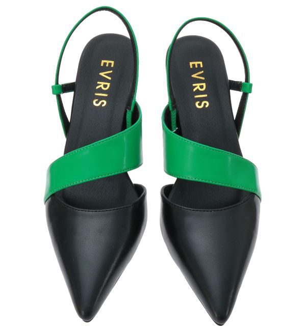 EVRIS「デザインヒールミュール」|サンダル|