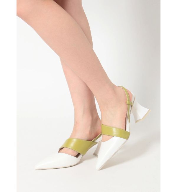 EVRIS「デザインヒールミュール」|サンダル|