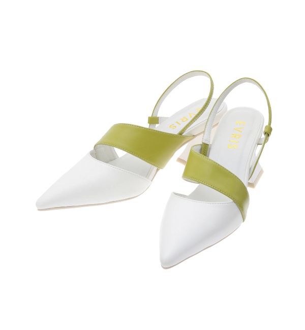 EVRIS「デザインヒールミュール」|サンダル|