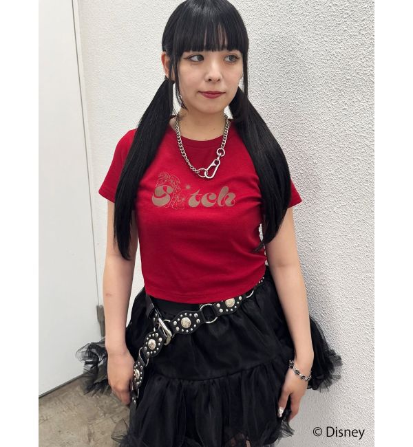 jouetie「【Lilo&Stitch】ロゴフィットTシャツ」|Tシャツ・カットソー|