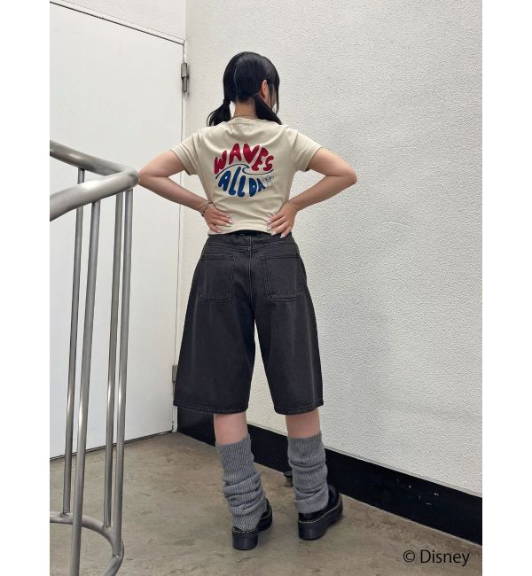 jouetie「【Lilo&Stitch】ロゴフィットTシャツ」|Tシャツ・カットソー|