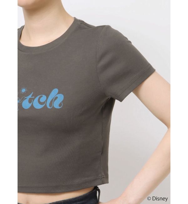 jouetie「【Lilo&Stitch】ロゴフィットTシャツ」|Tシャツ・カットソー|