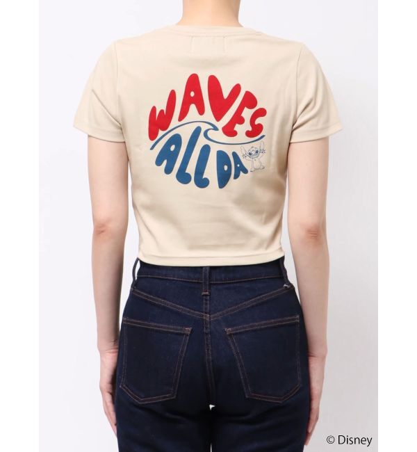 jouetie「【Lilo&Stitch】ロゴフィットTシャツ」|Tシャツ・カットソー|