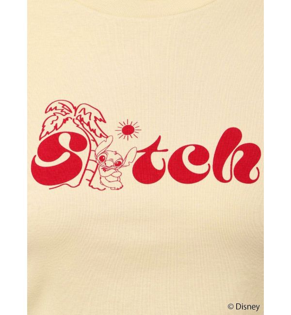 jouetie「【Lilo&Stitch】ロゴフィットTシャツ」|Tシャツ・カットソー|