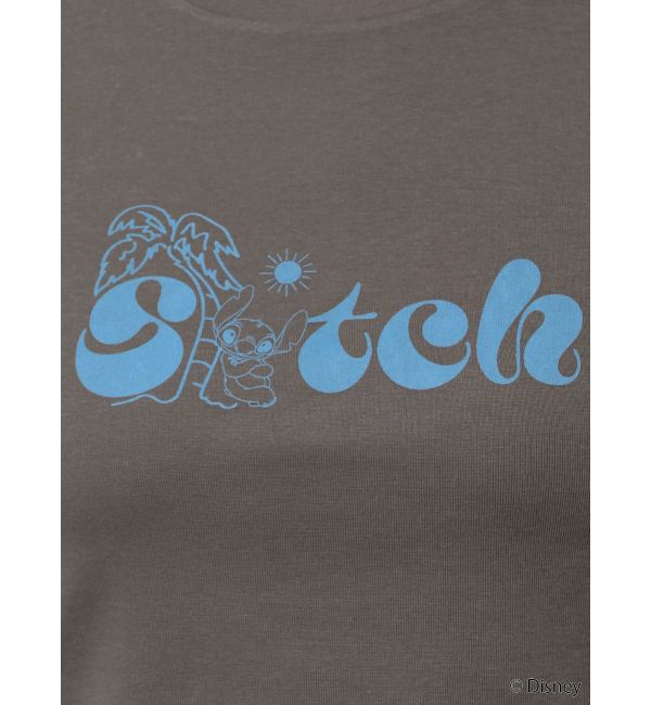 jouetie「【Lilo&Stitch】ロゴフィットTシャツ」|Tシャツ・カットソー|