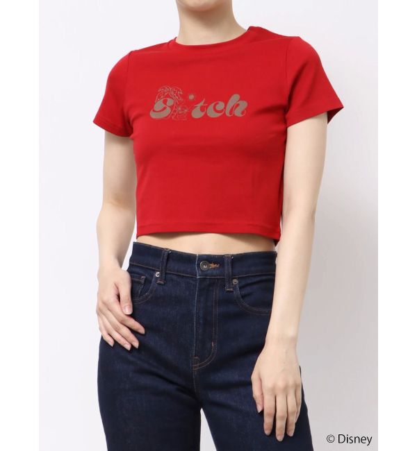 jouetie「【Lilo&Stitch】ロゴフィットTシャツ」|Tシャツ・カットソー|