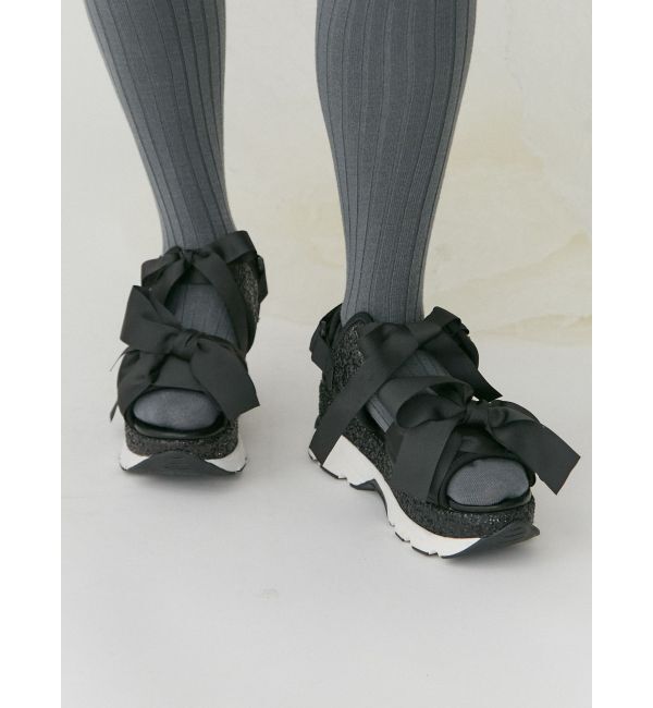 merry jenny「glitterリボンスニーカーサンダル」|サンダル|