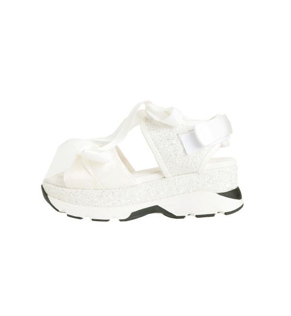 merry jenny「glitterリボンスニーカーサンダル」|サンダル|