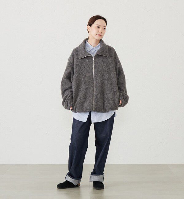 MACKINTOSH PHILOSOPHY「GREY LABEL  シープパイルブルゾン」|ブルゾン・スタジャン|