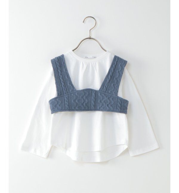 ikka kids「【キッズ】2WAYニットソービスチェアンサンブル（120~160cm）」|Tシャツ・カットソー|