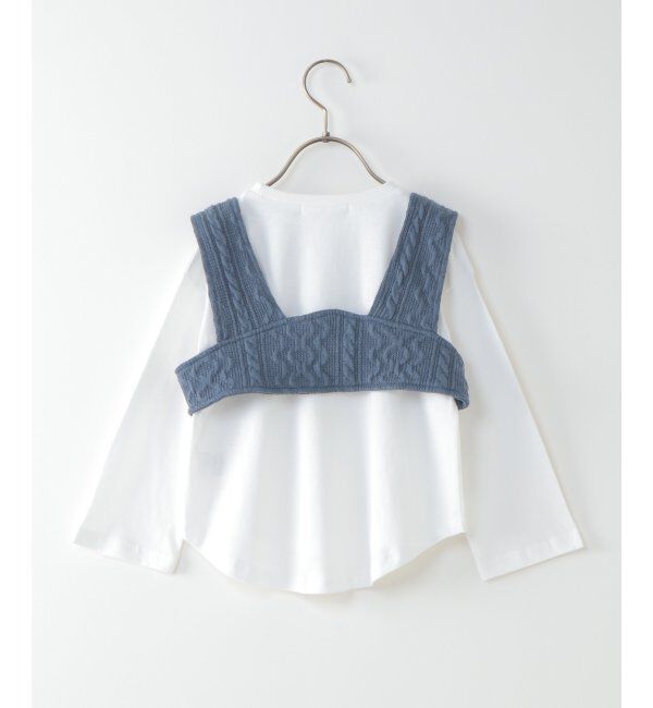 ikka kids「【キッズ】2WAYニットソービスチェアンサンブル（120~160cm）」|Tシャツ・カットソー|