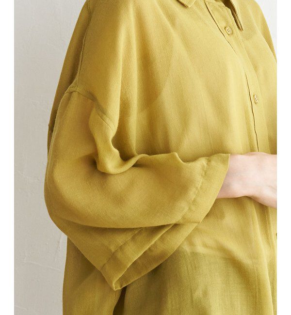 Lbc with Life「シアーボックスシルエットシャツ」|シャツ・ブラウス|