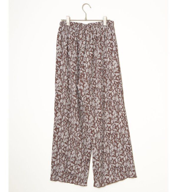 Lbc with Life「ボタニカルプリントプリーツパンツ」|その他|