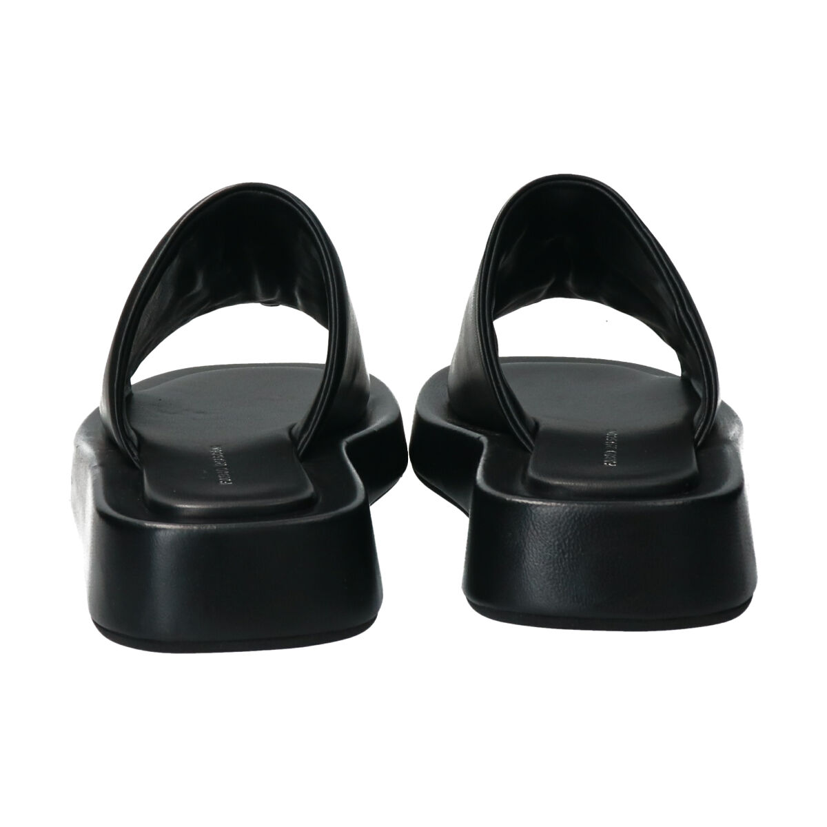 FABIO RUSCONI 「【FABIO RUSCONI】スクエアトウ厚底スライドサンダル」|サンダル|