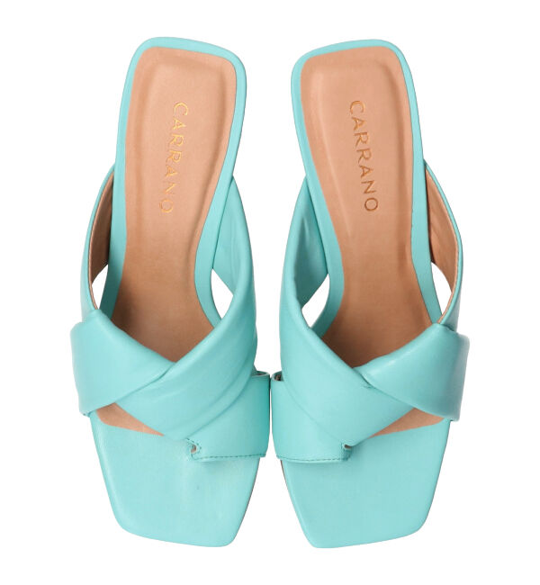 IMPORT SELECT「【CARRANO】チャンキーヒールトングミュールサンダル 」|サンダル|