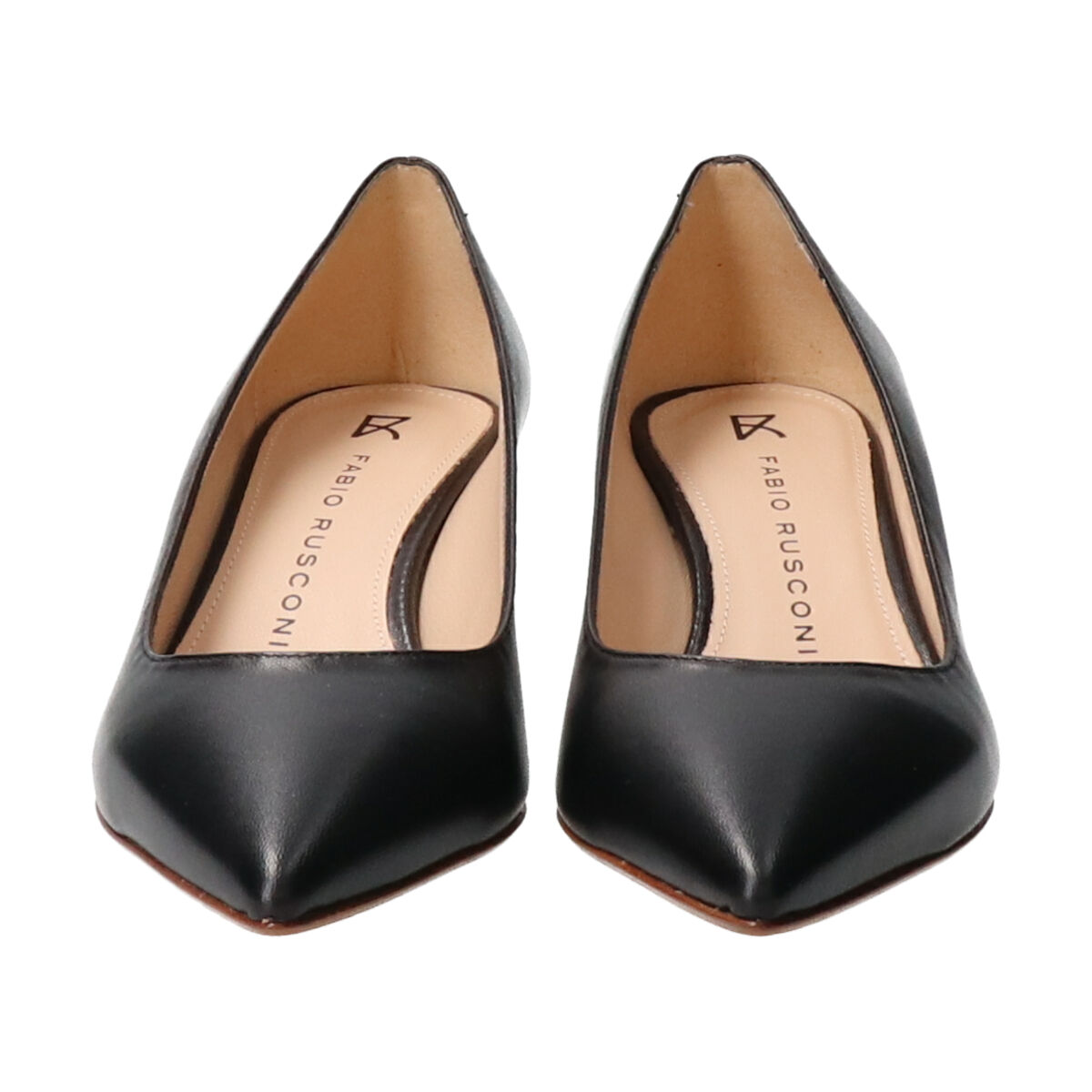 FABIO RUSCONI 「【FABIO RUSCONI】ポインテッドトウミドルヒールパンプス」|パンプス|
