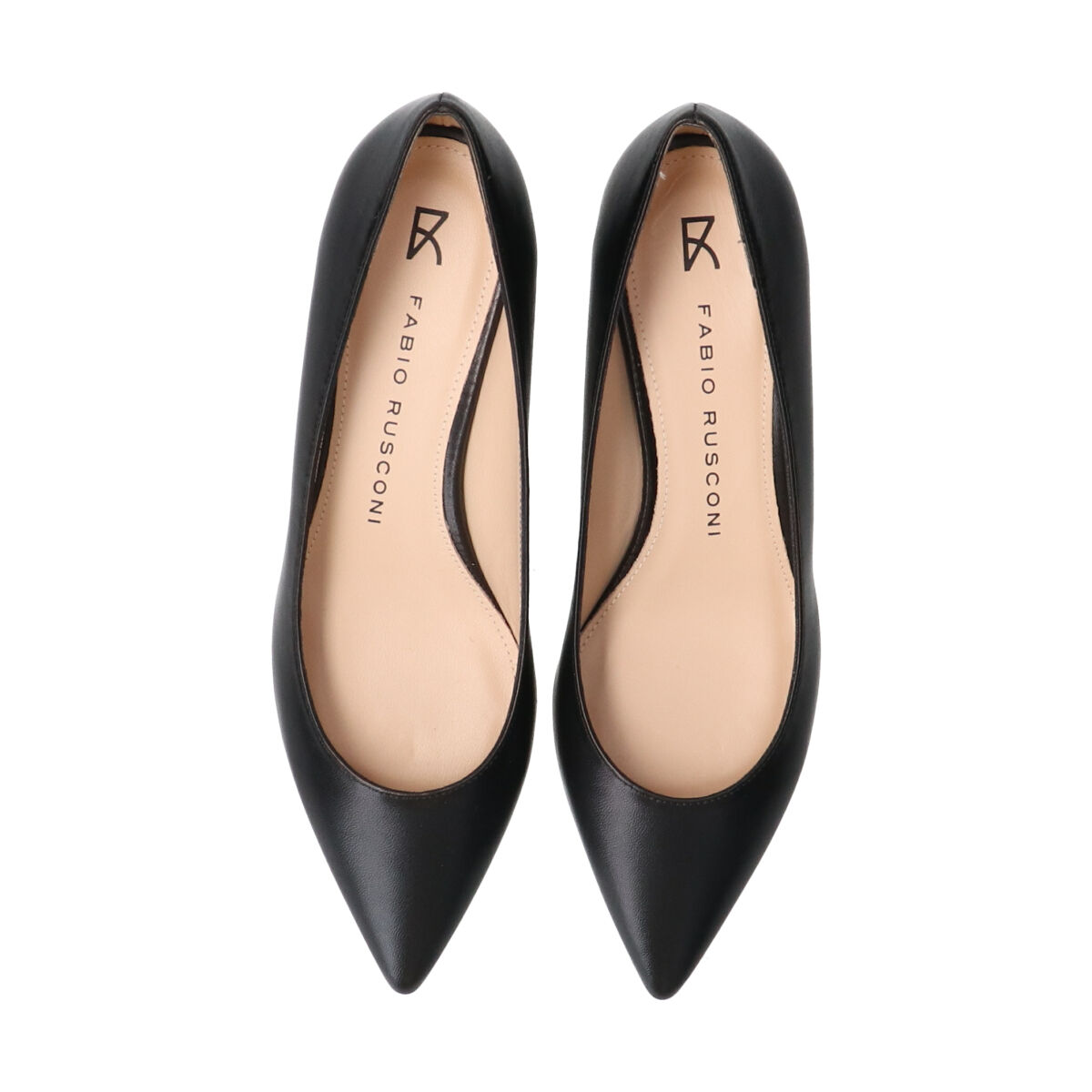 FABIO RUSCONI 「【FABIO RUSCONI】ポインテッドトウミドルヒールパンプス」|パンプス|