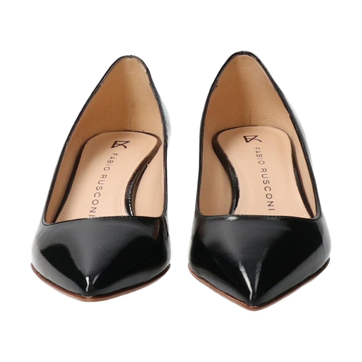 FABIO RUSCONI 「【FABIO RUSCONI】ポインテッドトウミドルヒールパンプス」|パンプス|