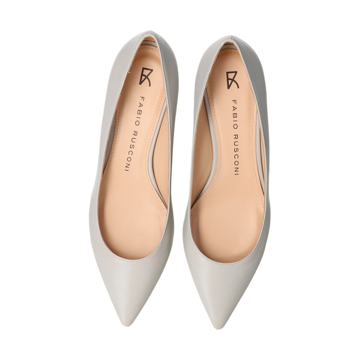 FABIO RUSCONI 「【FABIO RUSCONI】ポインテッドトウミドルヒールパンプス」|パンプス|