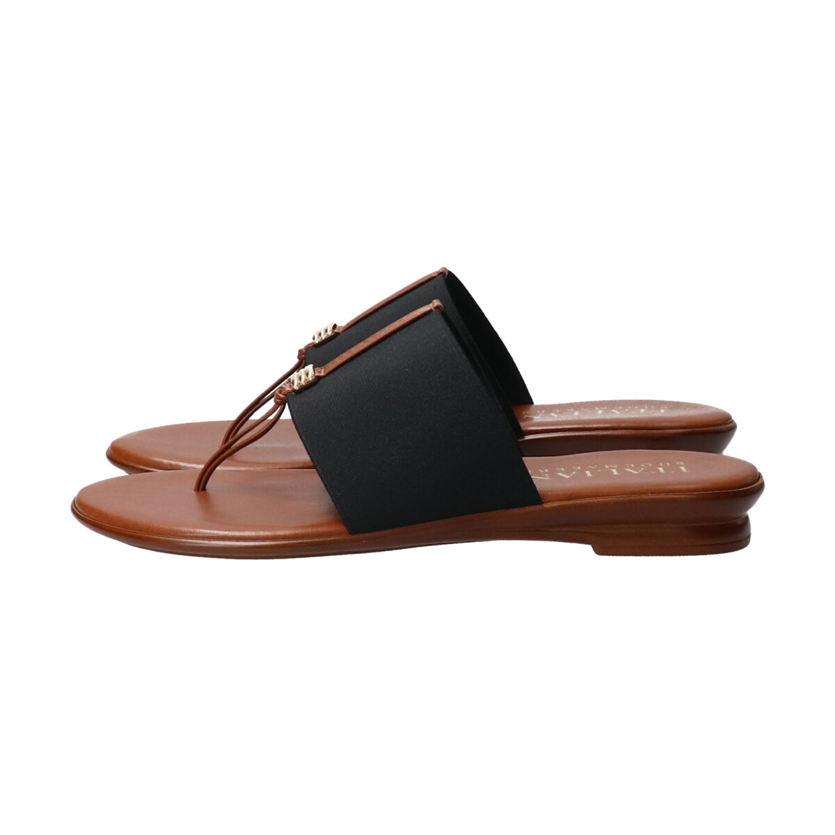 IMPORT SELECT「【ITALIAN SHOEMAKERS】メタルパーツエラスティックトングサンダル」|サンダル|