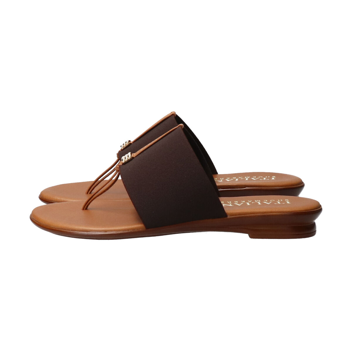 IMPORT SELECT「【ITALIAN SHOEMAKERS】メタルパーツエラスティックトングサンダル」|サンダル|