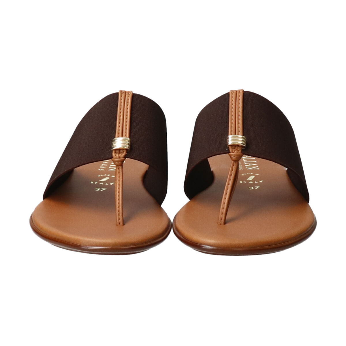 IMPORT SELECT「【ITALIAN SHOEMAKERS】メタルパーツエラスティックトングサンダル」|サンダル|