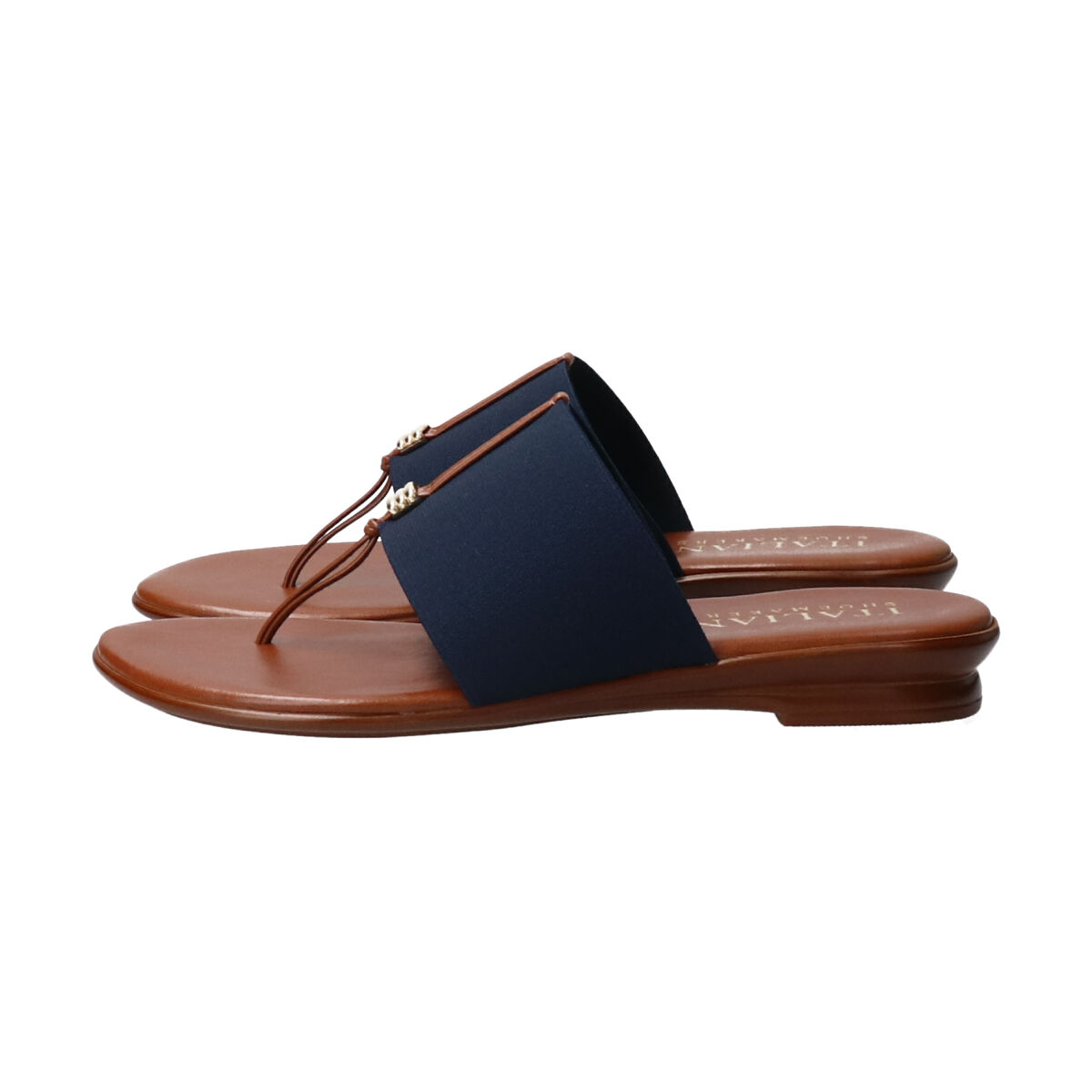 IMPORT SELECT「【ITALIAN SHOEMAKERS】メタルパーツエラスティックトングサンダル」|サンダル|