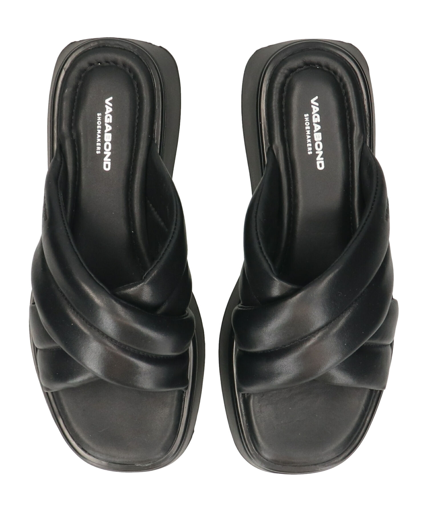 IMPORT SELECT「【VAGABOND】スクエアトウ厚底クロスストラップサンダル(E52103)」|サンダル|